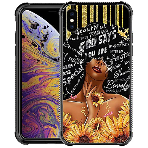 Funda Para iPhone X/xs Girasol Doradoen Shiny Crown Girl Cri