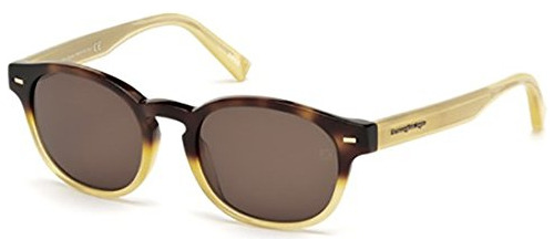 Ermenegildo Zegna Ez0029/s 56j Marrón/oro De Lentes Zqv2o