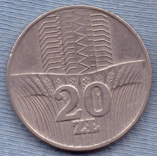 Polonia 20 Zlotych 1976 * Cascada *