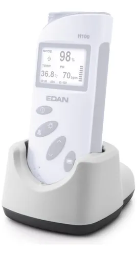 Oximetro Pulsoximetro H100b ® Edan Con Base Cargador