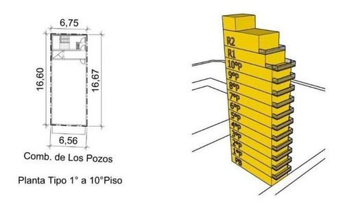 Imagen 1 de 7 de Venta Lote Apto Para Construir Edificio 12 Pisos Con Planta Baja Libre Con Local  Comercial.