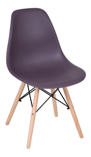 Cadeira Charles Eames Wood Eiffel Dsw - Vinho