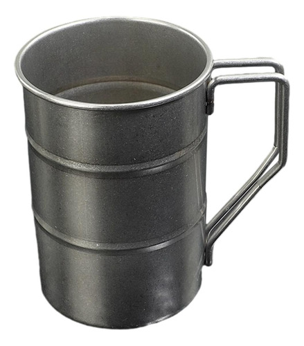 Taza Para Acampar De Acero Inoxidable, Jarra De 360ml Plata