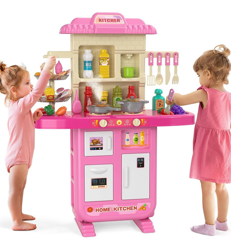 Temi Play Kitchen - Juguete De Cocina Para Nias De 4 A 8 Aos