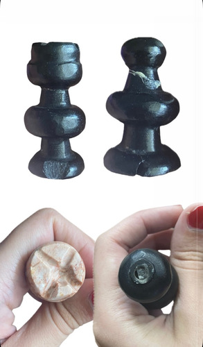 Tablero De Ajedrez Marmol 34x34cm + Todas Sus Piezas (Usado)