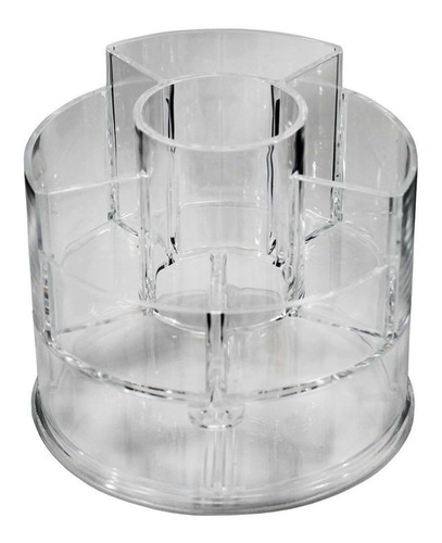 Imagem 2 de 4 de Organizador Pinceis Maquiagem Transparente Em Acrílico Top