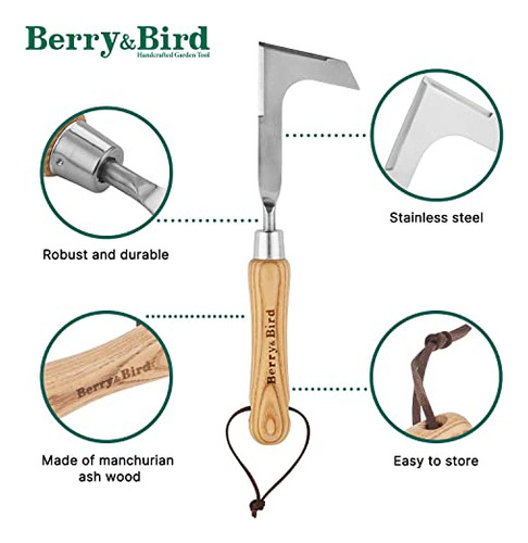 Pala De Mano Para Jardin De Acero Inoxidable Con Mango