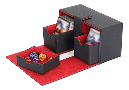 Card Deck Box Large Twin Flip Deck Case Para Tarjeta