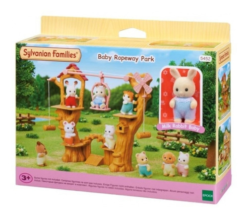 Sylvanian Families Parquinho Nas Árvores Com Bebe Coelho 