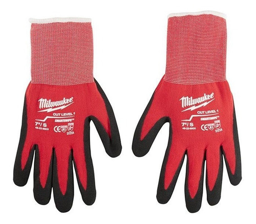 Imagen 2 de 10 de Guantes N1 Talla S Bañados En Nitrilo Milwaukee 48228900