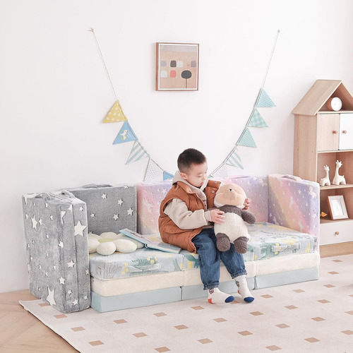 Colchón De Piso Plegable Niños, Silla Plegable Funda ...