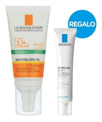 La Roche Anthelios Gel Crema Toque Seco 50+ + Effaclar Duo