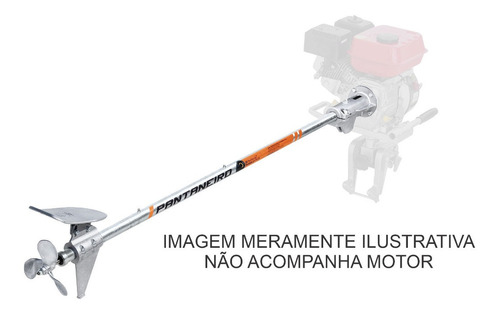 Rabeta Master Plus Pantaneiro 1,7m P/ Motor 5,5/6,5 E 7hp