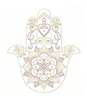 Comprar Plancha De Tachas Termoadhesivas Hotfix Mano Hamsa Fatima 