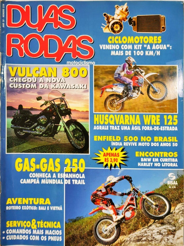 Revista Duas Rodas N°236 Husq Wre 125 Vulcan 800 Gas-gas 250