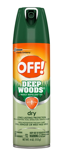 Off! Deep Woods Repelente De Insectos S-pray 113g