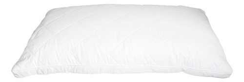 Almohada Capitonada Relleno Fibra Tipo Pluma Blanco