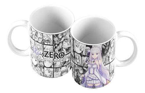 Taza Mug 11oz Anime Manga Re Zero Emilia