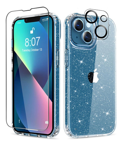 Miodik Para iPhone 13 Estojo Com Protetor De Tela + Protetor