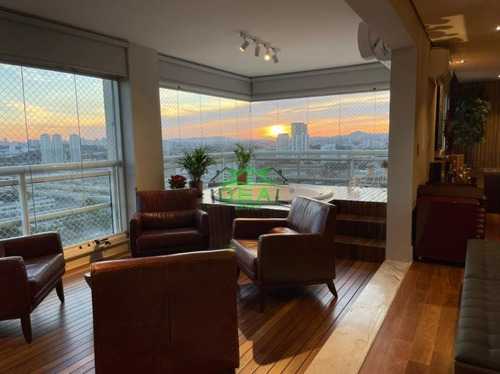 Imagem 3 de 30 de Luxuoso Apartamento Para Venda No Bairro Vila Leopoldina Com 3 Dorm, 3 Suítes, 4 Vagas, 210 M - 1860