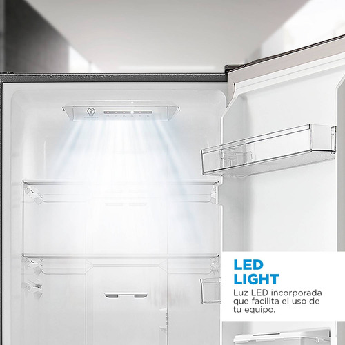 Refrigerador Midea No Frost 262 Litros Silver Mdrb380fge5