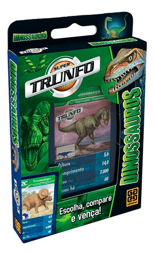 Super Trunfo Jogo De Cartas - Kit Com 5 Unidades Grow