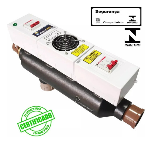 Aquecedor Piscina Elétrico P/ Até 60 Mil Litros 14 Kw Inmetr