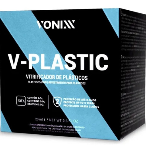 Vitrificador Revestimento Plastico V-plastic 20ml Vonixx