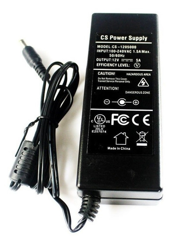 Ac 100240v Dc 12v 5a Adaptador De Fuente De Alimentaciã...