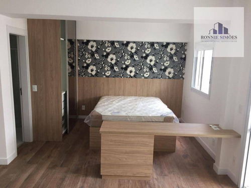 Imagem 14 de 30 de Apartamento À Venda Na Consolação, Edifício Mood, 1 Suíte, 1 Banheiro, 1 Sala Ampla, 1 Vaga De Garagem, 48m², São Paulo. - Ap1227