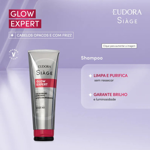 Eudora Siàge Glow Expert Shampoo E Condicionador