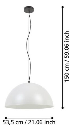 Lampara Colgante Gaetano Acero E27 1x40w Ip20 Cod900697