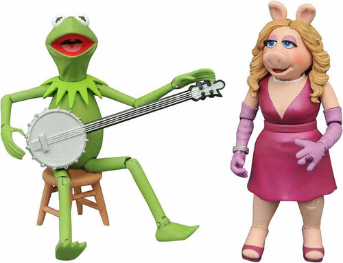 Kermit Y Ms Piggy Disney The Muppets Diamond Select Toys