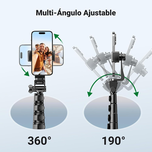 Ugreen Trípode Extensible 3 En 1 Bluetooth 170 Cm - 15609