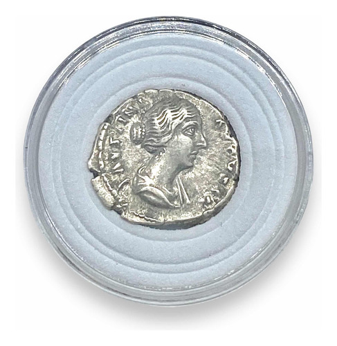 Hermosa Moneda De Plata Romana Faustina Jr. Año 176 D.c.
