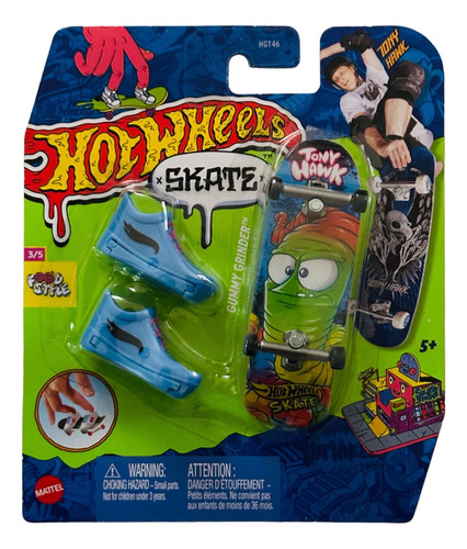 Hot Wheels Skate Fingerboard Tony Hawk Dedos