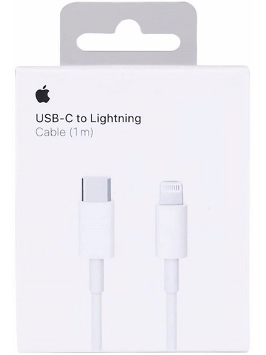 Cable Usb C Lightning 1mt Certificado iPhone 7/8/x/xs/xr/11
