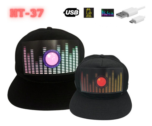 Gorra Led Modelo China Flag Ht37