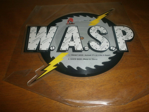 Wasp Anima Fuck Like A Beast  Shaped Picture Disc