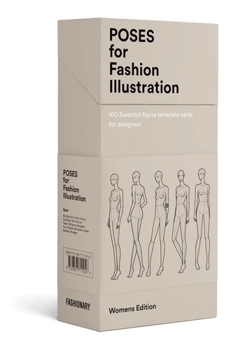 Poses For Fashion Illustration (card Box): 100 Essential Fig