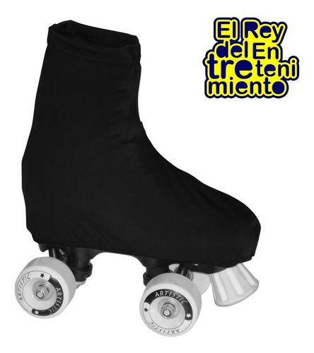 Imagen 7 de 7 de Par Polainas Cubrebotas Profesional Patín Artístico - El Rey