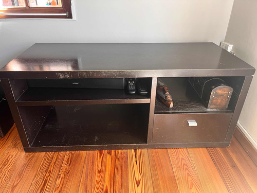 Mueble Dellacasa Bajo Para Tv Wengue