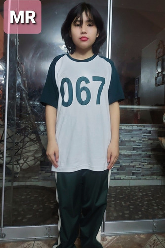 Imagen 3 de 10 de Disfraz Del Juego De Calamar, Conjunto, Uniforme Squad Game
