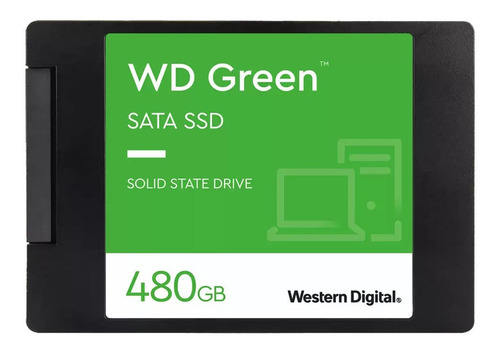 Imagen 4 de 5 de Disco sólido interno Western Digital WD Green WDS480G2G0A 480GB verde