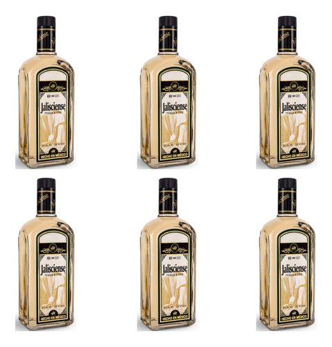 Pack De 6 Tequila Jalisciense Oro 700 Ml