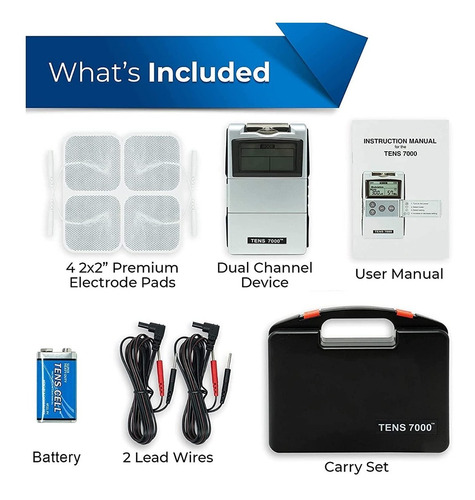 Imagen 3 de 8 de Equipo Tens 7000 Digital Fisioterapia (envio Gratis)