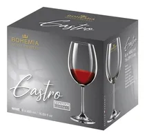 Comprar Copa Copon De Vino Gastro Cristal Bohemia X6