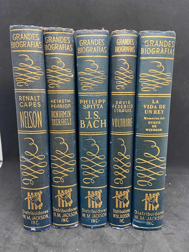 Colección Grandes Biografías - 5 Tomos ( 2415)