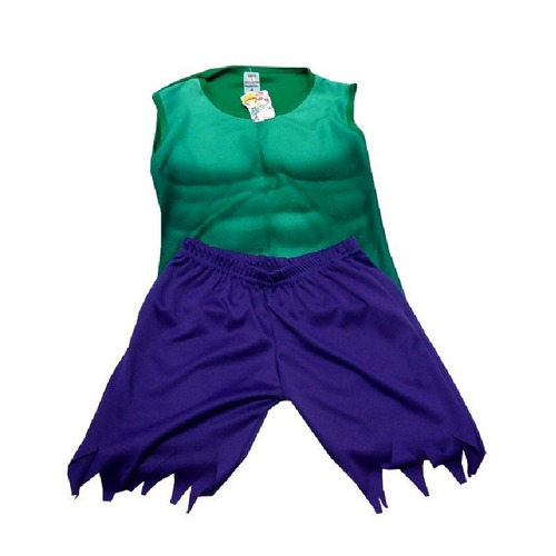 Fantasia Cosplay Infantil Menino Verde P