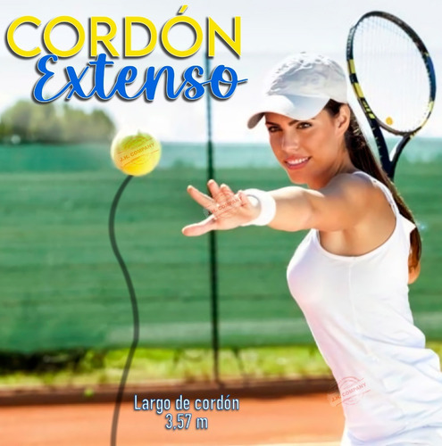 Imagen 6 de 9 de Base Entrenamiento Para Tenis Pelota Rebote Practica Wq-01